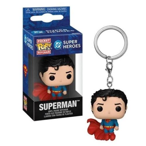 FUNKO POP! Superman Portachiavi In Box 5cm In espo da 12pz…x12